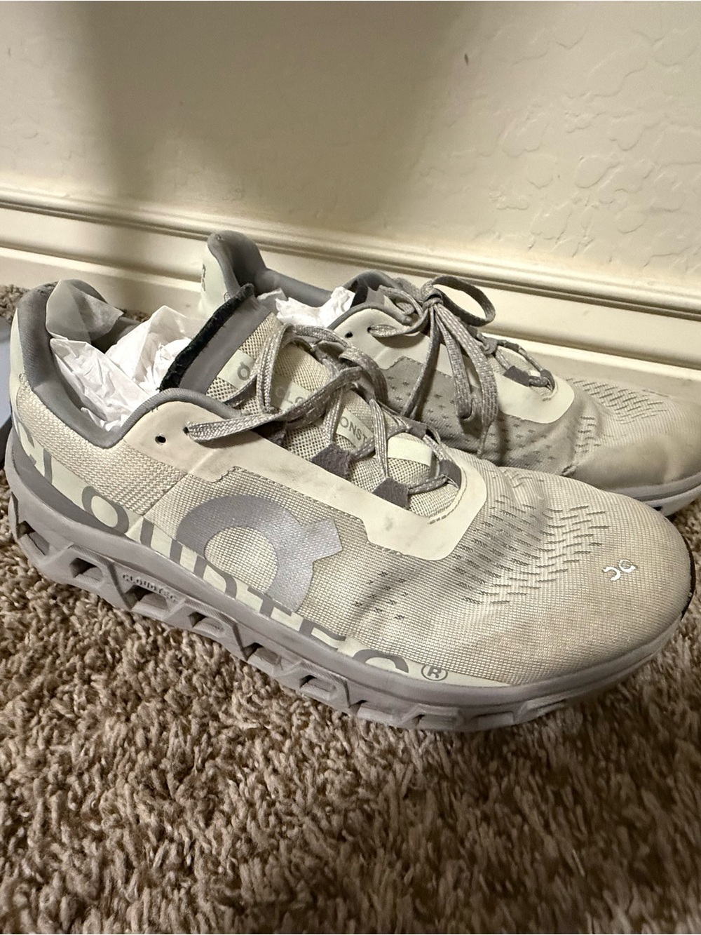 On Running Cloud Shoes - Light Beige/Gray - Men